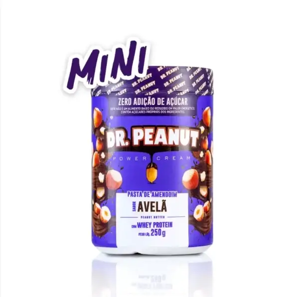 PEQ. PASTA DE AM. AVELA 250G - Dr. Peanut