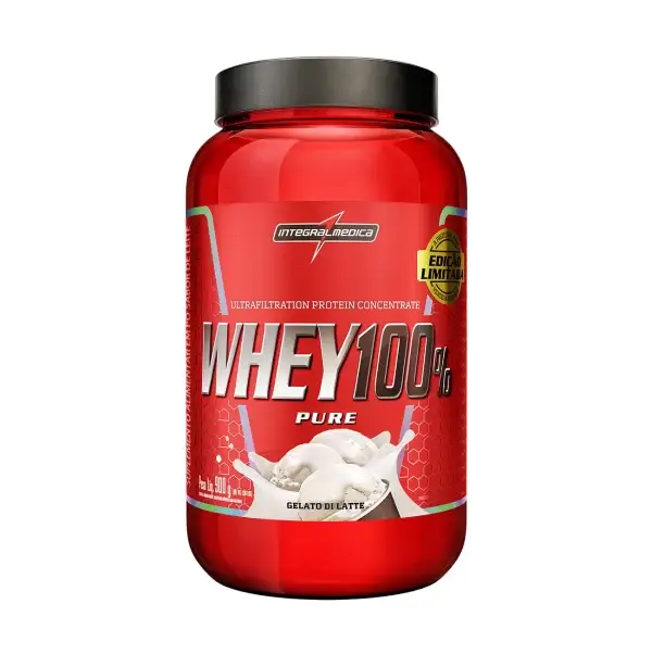 Whey 100% Pure Baunilha 900G Refil - Integral Médica
